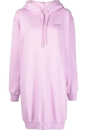OFF-WHITE Logo-print hooded dress