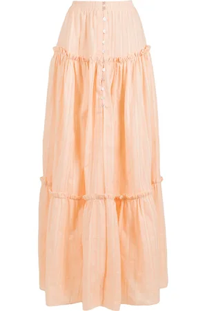 Olympiah Saia tiered maxi skirt