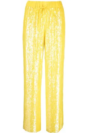 P.A.R.O.S.H. Sequined wide-leg trousers