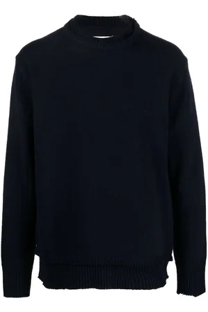 Maison Margiela Elbow-patch knitted jumper
