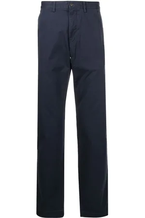 Ralph Lauren Logo-patch straight-leg trousers