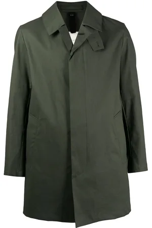 MACKINTOSH CAMBRIDGE single-breasted car coat