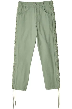ECKHAUS LATTA Lace-up straight trousers