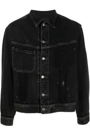 Black denim on sale jacket size 24