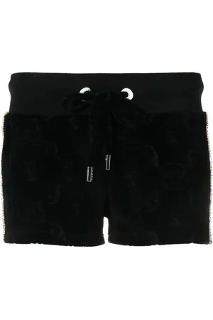 Philipp Plein Monogram drawstring shorts