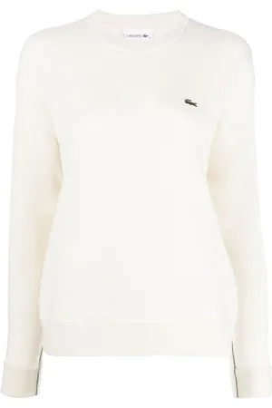 Lacoste Logo-patch crew-neck jumper