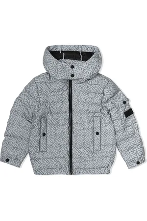 Thomas Bear Cotton Jacket in Multicoloured - Burberry Kids