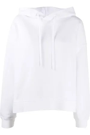 Maison Margiela Slogan print cropped hoodie