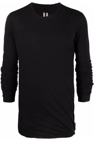 Rick Owens Long-sleeved gathered t-shirt