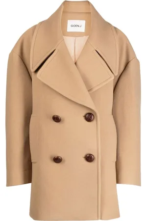 GOEN.J Oversized double-breasted peacoat