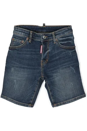 Dsquared2 Mid-rise denim shorts