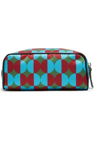 La DoubleJ Geometric print makeup bag
