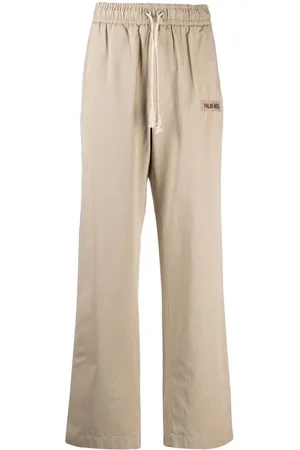 Palm Angels Side-stripe straight-leg trousers