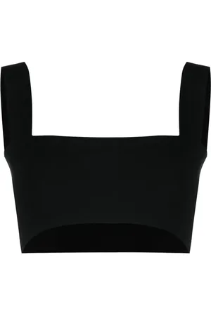 Victoria Beckham Square-neck cropped top