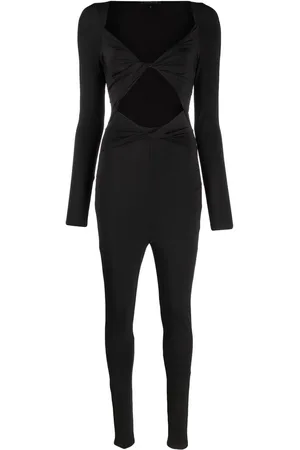 Patrizia Pepe Knot-detail jersey jumpsuit