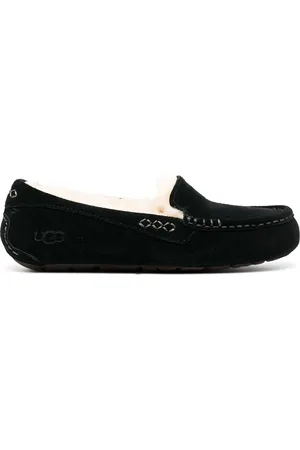 Black ugg online loafers