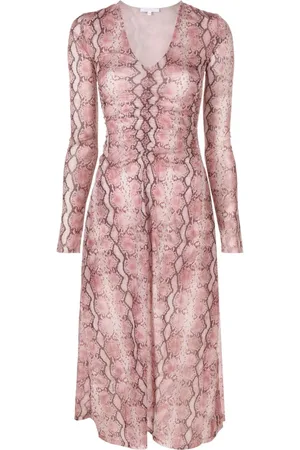 Patrizia Pepe Dreamy Python print midi dress
