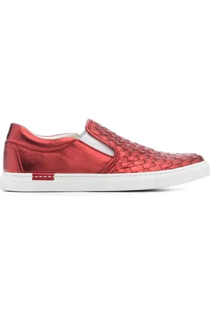 Scarosso Gabriella woven leather sneakers