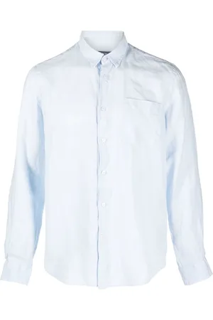 Vilebrequin Caroubis long-sleeved linen shirt