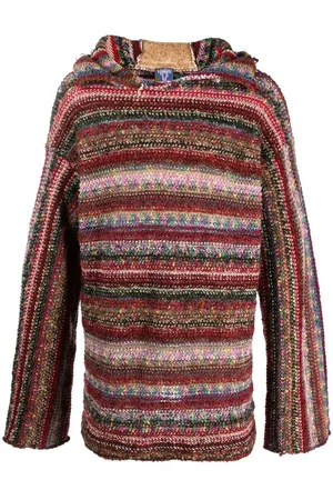 Vitelli Striped recycled wool hoodie