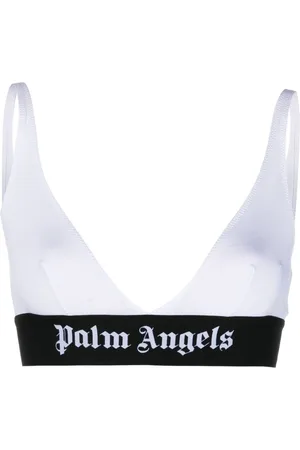 Palm Angels - White Jacquard Bra