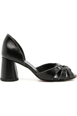 Sarah Chofakian Carrie peep-toe shoes