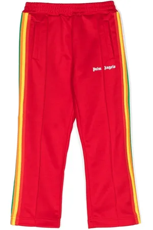 Palm Angels Side-stripe logo track pants