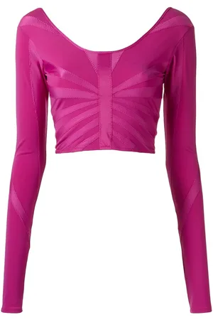 AMIR SLAMA Cropped bikini top
