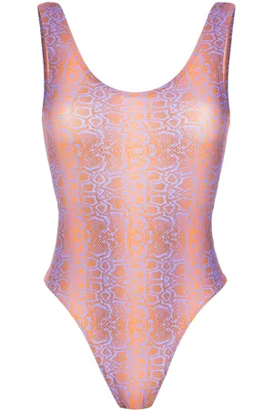 AMIR SLAMA Python print swimsuit