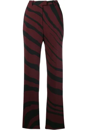 Roberto Cavalli Zebra print trousers