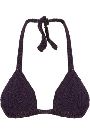 AMIR SLAMA Knit triangle bikini top