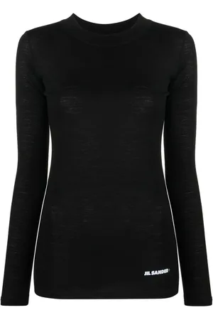 Jil Sander Logo-print knitted top