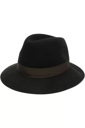 Borsalino Ribbon-trimmed fedora hat