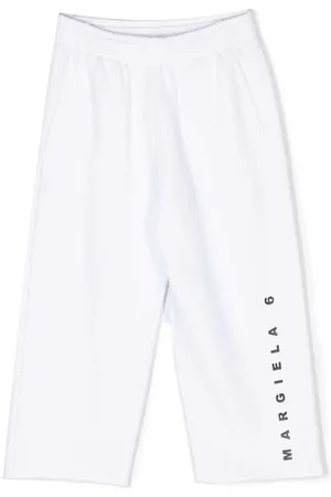 Maison Margiela Logo-print cotton trousers