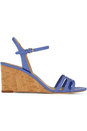 Salvatore Ferragamo Gancini 70mm wedge sandals