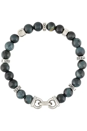 Salvatore Ferragamo Semi-precious stone and Gancini bracelet