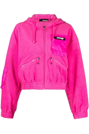 ROTATE Zip-fastening cropped jacket