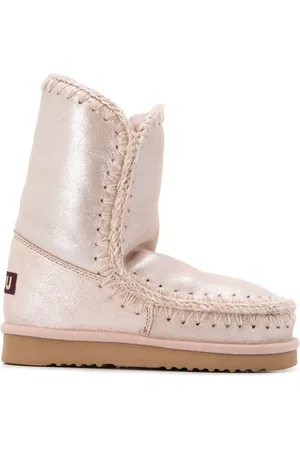 Mou Lined metallic boots