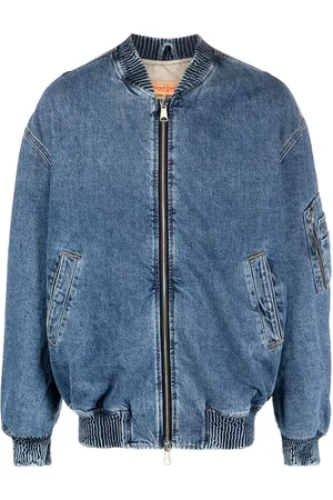 Hello Kitty Denim Bomber : Women Outerwear New Light Blue | GCDS