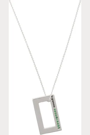 Le Gramme 3,4g tsavorite pendant necklace