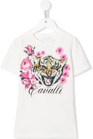 Roberto Cavalli Graphic-print short-sleeved T-shirt