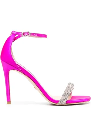 Stuart Weitzman 100mm braided-strap sandals