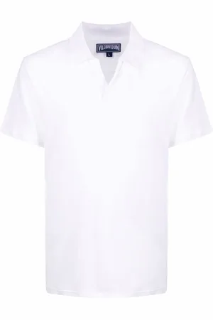 Vilebrequin Open-collar linen polo shirt