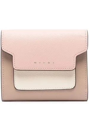 Marni Colour-block leather purse