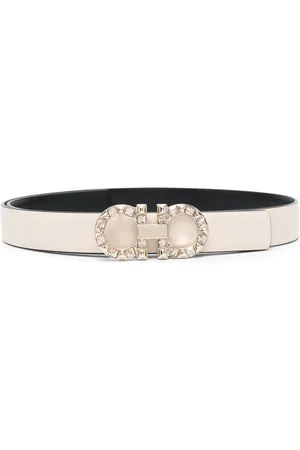 Salvatore Ferragamo Gancini-buckle leather belt