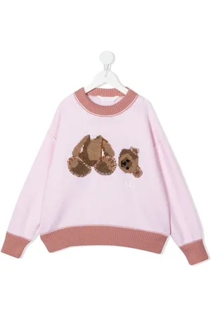 Palm Angels Teddy-bear knit jumper