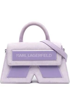 Women's K/ARCHIVE FAN MINI CLUTCH BAG by KARL LAGERFELD