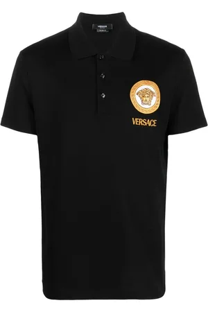 VERSACE Medusa cotton polo shirt