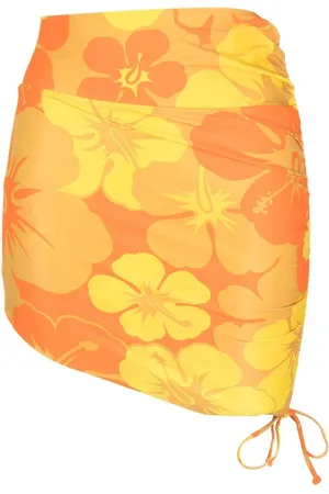 FAITHFULL THE BRAND Noa floral beach skirt