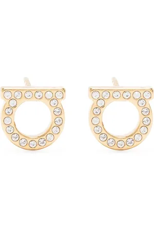 Salvatore Ferragamo Gancini embellished earrings